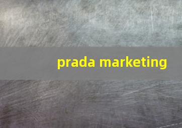 prada marketing